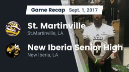Recap: St. Martinville  vs. New Iberia Senior High 2017
