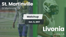 Matchup: St. Martinville vs. Livonia  2017