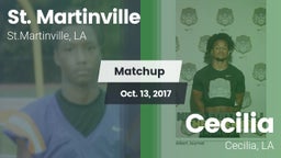 Matchup: St. Martinville vs. Cecilia  2017