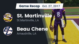 Recap: St. Martinville  vs. Beau Chene  2017