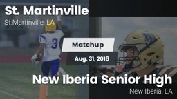 Matchup: St. Martinville vs. New Iberia Senior High 2018