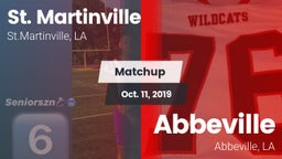 Matchup: St. Martinville vs. Abbeville  2019