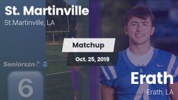 Matchup: St. Martinville vs. Erath  2019