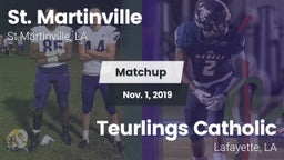 Matchup: St. Martinville vs. Teurlings Catholic  2019