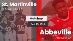 Matchup: St. Martinville vs. Abbeville  2020