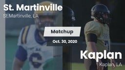 Matchup: St. Martinville vs. Kaplan  2020