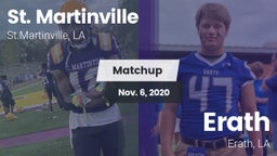 Matchup: St. Martinville vs. Erath  2020