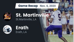Recap: St. Martinville  vs. Erath  2020