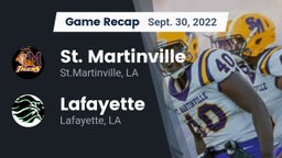 Recap: St. Martinville  vs. Lafayette  2022