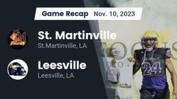 Recap: St. Martinville  vs. Leesville  2023