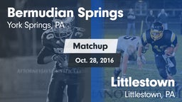 Matchup: Bermudian Springs vs. Littlestown  2016