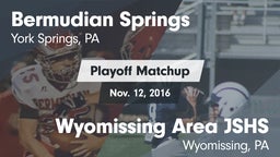 Matchup: Bermudian Springs vs. Wyomissing Area JSHS 2016