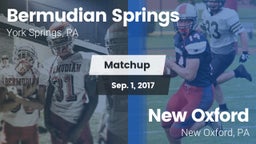 Matchup: Bermudian Springs vs. New Oxford  2017