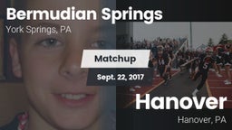 Matchup: Bermudian Springs vs. Hanover  2017
