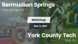 Matchup: Bermudian Springs vs. York County Tech  2017