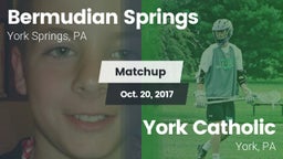 Matchup: Bermudian Springs vs. York Catholic  2017