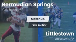 Matchup: Bermudian Springs vs. Littlestown  2017
