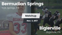 Matchup: Bermudian Springs vs. Biglerville  2017