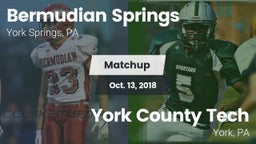 Matchup: Bermudian Springs vs. York County Tech  2018