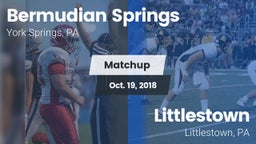 Matchup: Bermudian Springs vs. Littlestown  2018
