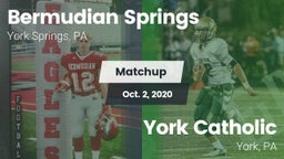 Matchup: Bermudian Springs vs. York Catholic  2020