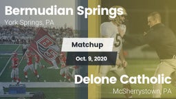 Matchup: Bermudian Springs vs. Delone Catholic  2020