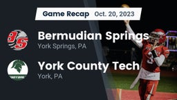 Recap: Bermudian Springs  vs. York County Tech  2023