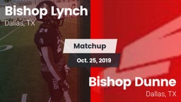 Matchup: Bishop Lynch High vs. Bishop Dunne  2019
