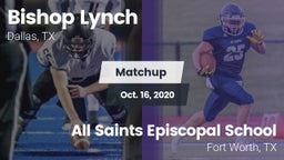 Matchup: Bishop Lynch High vs. All Saints Episcopal School 2020