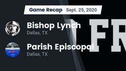 Recap: Bishop Lynch  vs. Parish Episcopal  2020