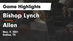 Bishop Lynch  vs Allen  Game Highlights - Nov. 9, 2021