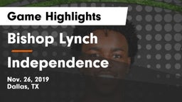 Bishop Lynch  vs Independence  Game Highlights - Nov. 26, 2019