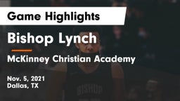 Bishop Lynch  vs McKinney Christian Academy Game Highlights - Nov. 5, 2021