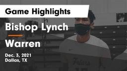 Bishop Lynch  vs Warren  Game Highlights - Dec. 3, 2021