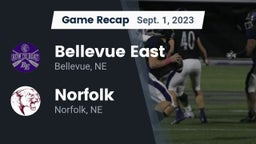 Recap: Bellevue East  vs. Norfolk  2023