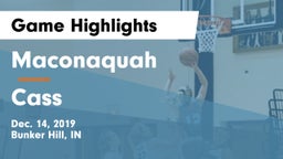Maconaquah  vs Cass  Game Highlights - Dec. 14, 2019