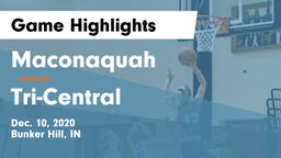 Maconaquah  vs Tri-Central  Game Highlights - Dec. 10, 2020