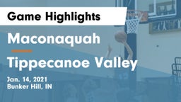 Maconaquah  vs Tippecanoe Valley Game Highlights - Jan. 14, 2021
