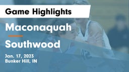 Maconaquah  vs Southwood  Game Highlights - Jan. 17, 2023