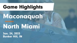 Maconaquah  vs North Miami  Game Highlights - Jan. 24, 2023