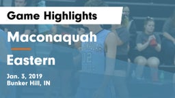 Maconaquah  vs Eastern  Game Highlights - Jan. 3, 2019