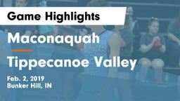 Maconaquah  vs Tippecanoe Valley  Game Highlights - Feb. 2, 2019