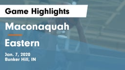 Maconaquah  vs Eastern  Game Highlights - Jan. 7, 2020