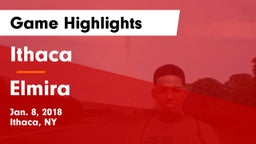 Ithaca  vs Elmira  Game Highlights - Jan. 8, 2018