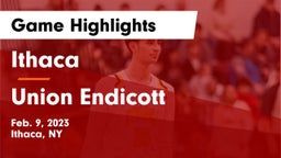 Ithaca  vs Union Endicott Game Highlights - Feb. 9, 2023