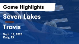 Seven Lakes  vs Travis  Game Highlights - Sept. 18, 2020
