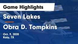 Seven Lakes  vs Obra D. Tompkins  Game Highlights - Oct. 9, 2020