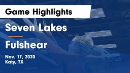Seven Lakes  vs Fulshear  Game Highlights - Nov. 17, 2020
