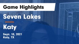Seven Lakes  vs Katy  Game Highlights - Sept. 10, 2021