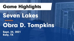 Seven Lakes  vs Obra D. Tompkins  Game Highlights - Sept. 24, 2021